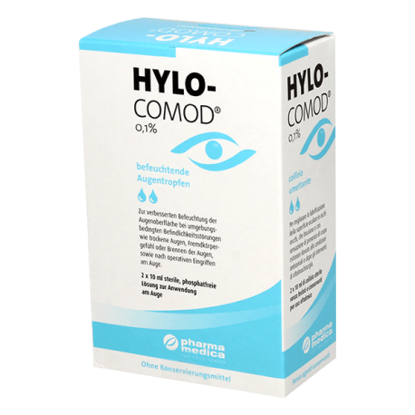 Hylo-Comod Augentropfen 2 x 10ml