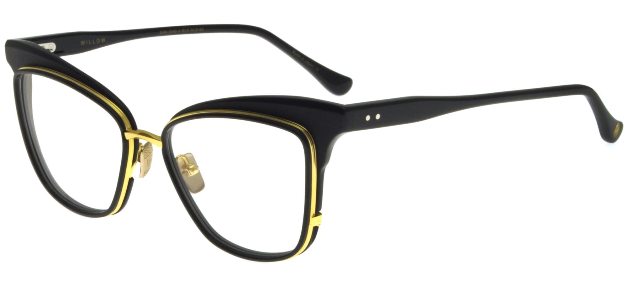 Dita Willow A Blk Gld Glasses