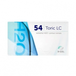 Extreme H2O 54% Toric LC - 6 contact lenses