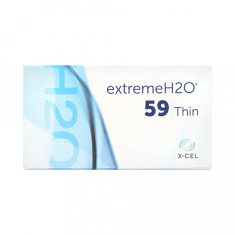 Extreme H2O 59% Thin - 6 contact lenses